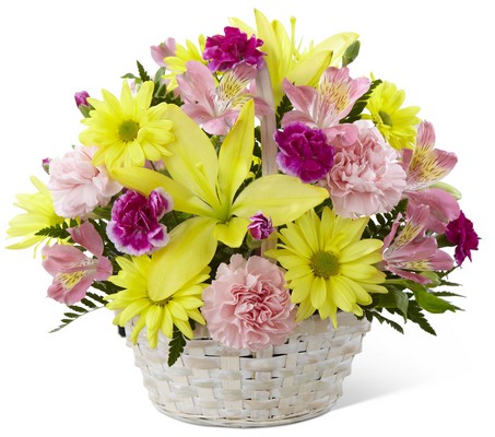 The FTD Basket of Cheer Bouquet